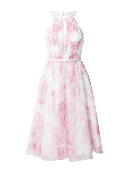 Laona Rochie roz deschis alb