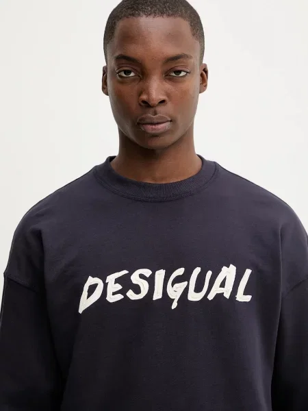Кофта Desigual PHIL з принтом синій