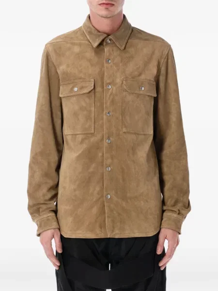 Geanta de piele Rick Owens maro