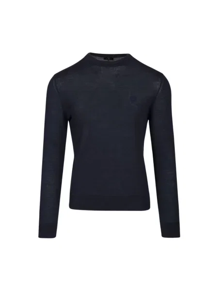 Sweter Etro wełniany niebieski