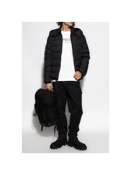 Spodnie cargo Moncler czarne
