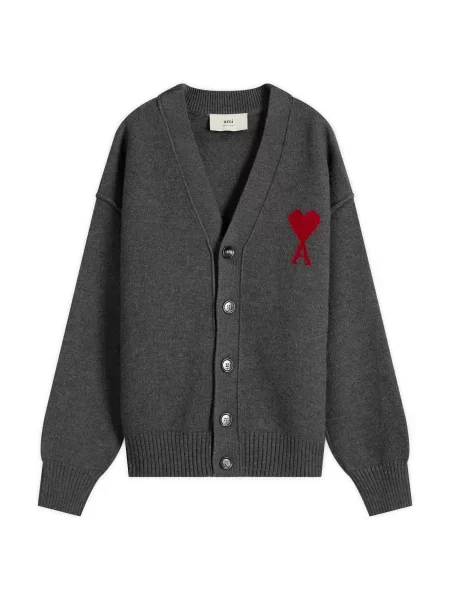 Sweter Ami Paris wełniany