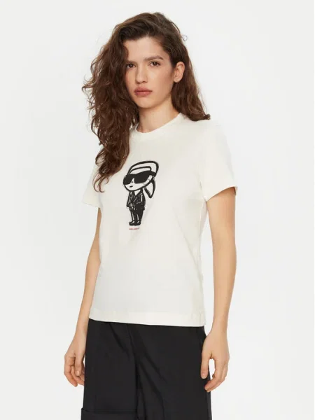 KARL LAGERFELD Póló Ekru