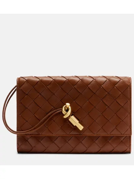 Geantă Bottega Veneta din piele maro