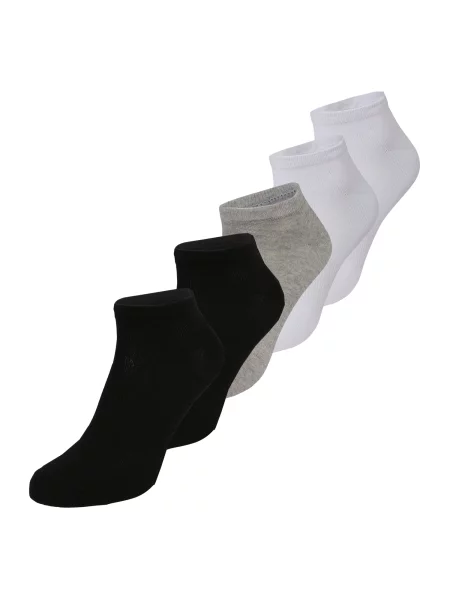 Urban Classics Șosete / alb / gri negru