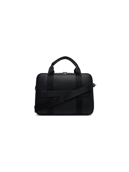 TOMMY HILFIGER Taška na notebook FOUNDATION' černá