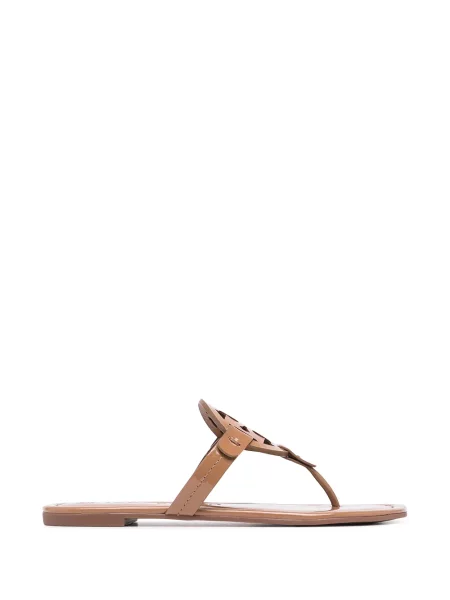 Sandale Tory Burch cu autograf maro