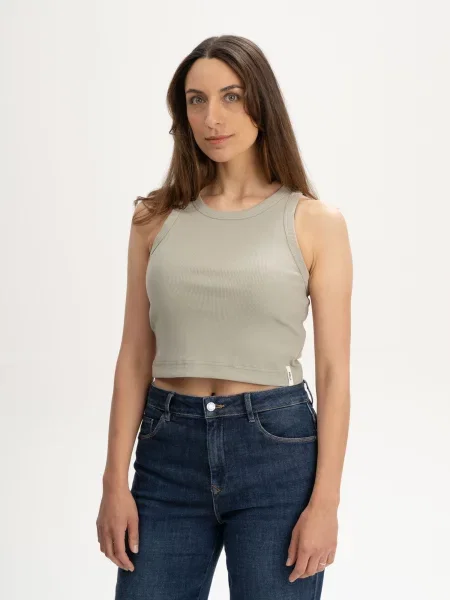 MELA Top Prisha pastel verde