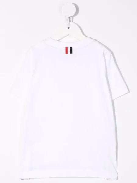 Koszulka dziecięca Thom Browne biała