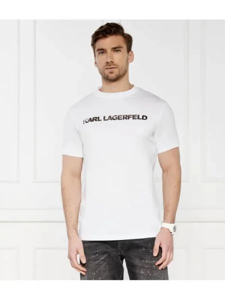 Karl Lagerfeld Tricou alb