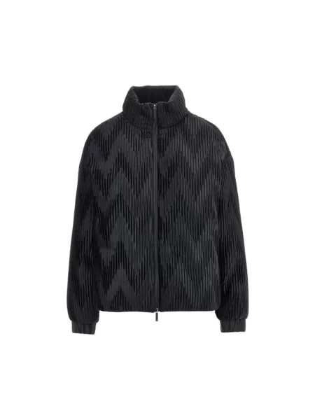 Kurtka puchowa Emporio Armani pikowana czarna