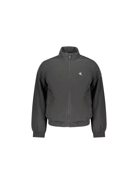 Džínová bunda Calvin Klein Jeans černá