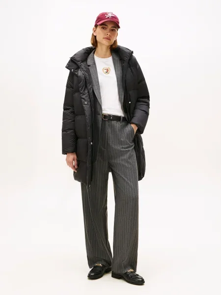 TOMMY HILFIGER Palton de iarnă negru