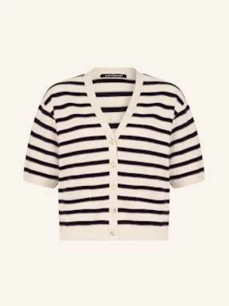 Luisa Cerano Kardigan weiss granatowy
