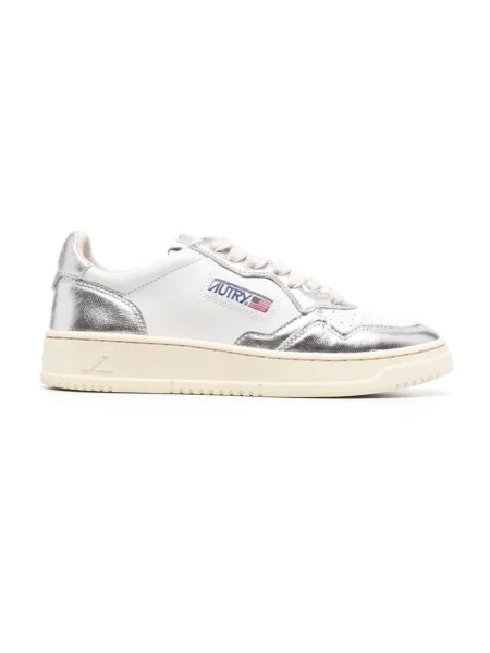Sneakersy Autry skórzane białe