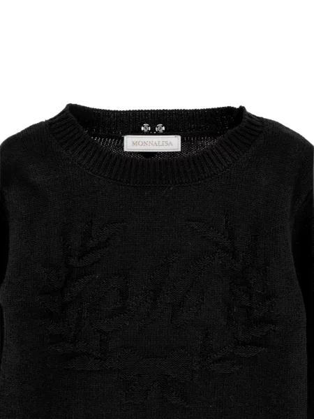 Sweter dziecięcy Monnalisa czarny