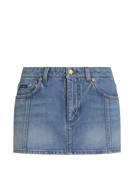Fustă din denim Dolce & Gabbana albastru