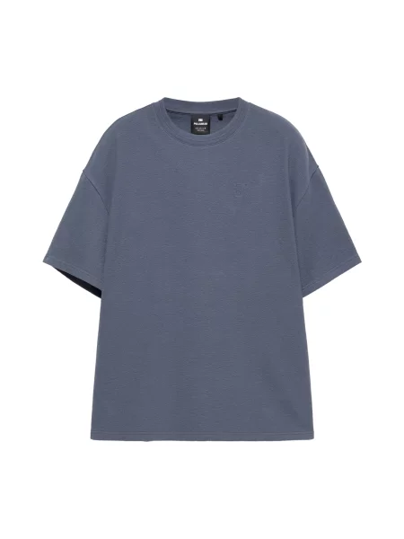 Pull&Bear Tricou fumuriu albastru