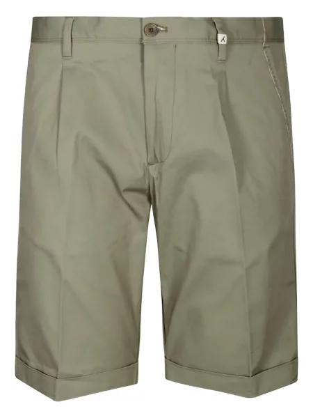 Pantaloni scurți Myths plisate verde
