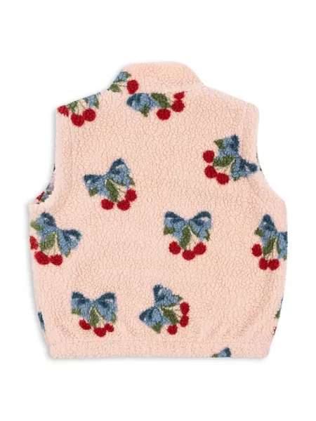 Konges Sløjd Dětská vesta JODY TEDDY VEST GRS růžová