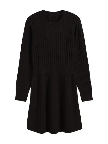 Bonprix Rochie tricotat negru