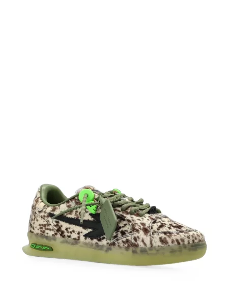 Sneakerși Off-white cu imagine alb