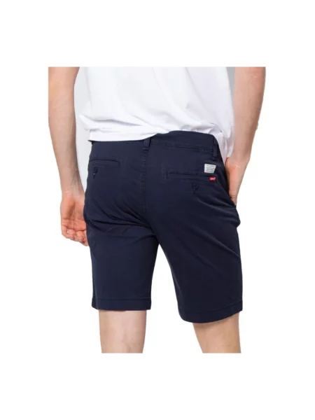 Bermudy o kroju regular fit z kieszenią z tyłu Levi's niebieskie