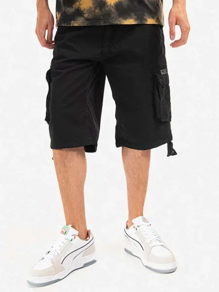 Cargo rövidnadrág Alpha Industries fekete