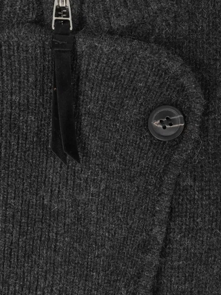 Cardigan Isabel Marant asimetric gri