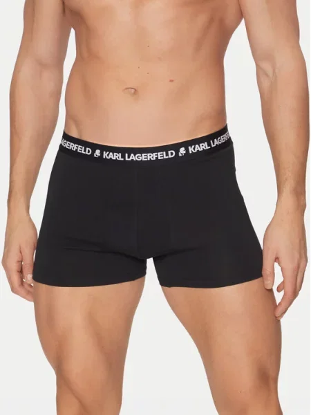 Hlačke Karl Lagerfeld črna