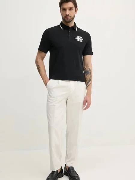 Polo Karl Lagerfeld črna