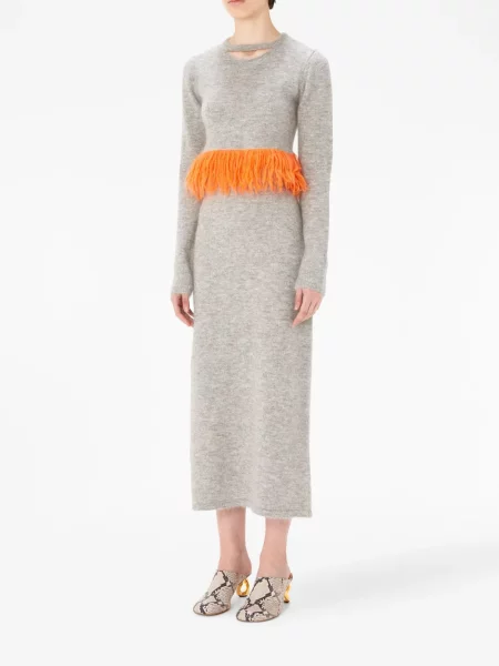 Megztas megztinis Jw Anderson su kutais pilka