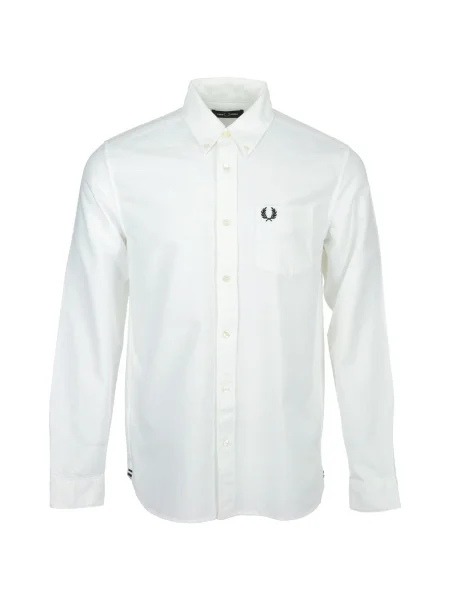 Cămașă FRED PERRY Oxford Shirt White M alb