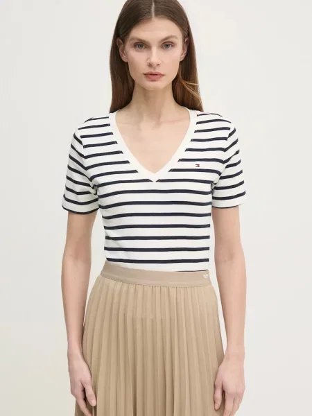 Тениска Tommy Hilfiger бяло
