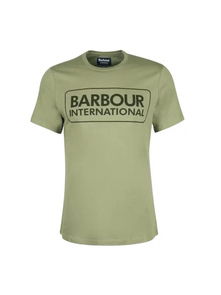Koszulka Barbour z logo zielona