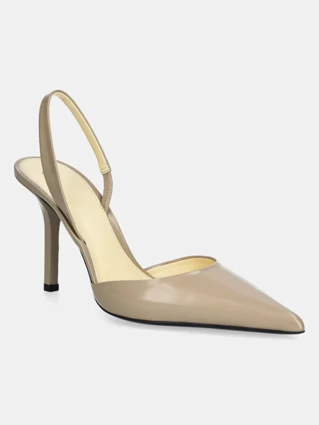 Pantofi cu toc Proenza Schouler din piele bej