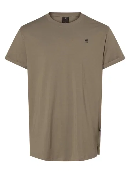 T-shirt z bawełny ekologicznej model ‘Lash’ G-star Raw zielona