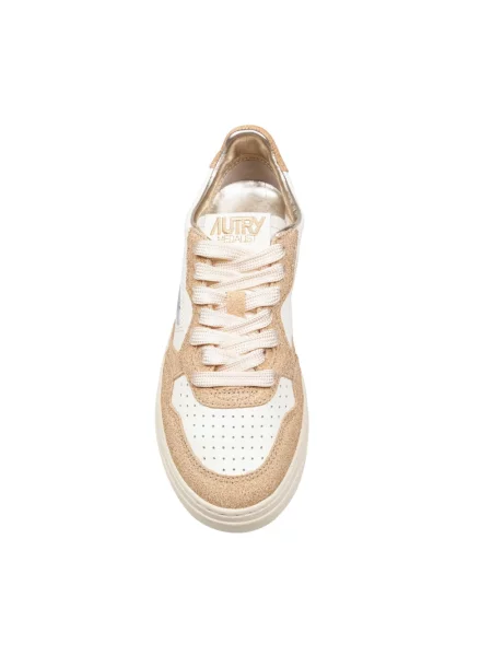 Sneakersy Autry zamszowe beżowe