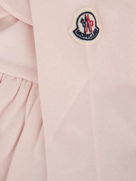 Sukienka mini dziecięca Moncler Enfant różowa