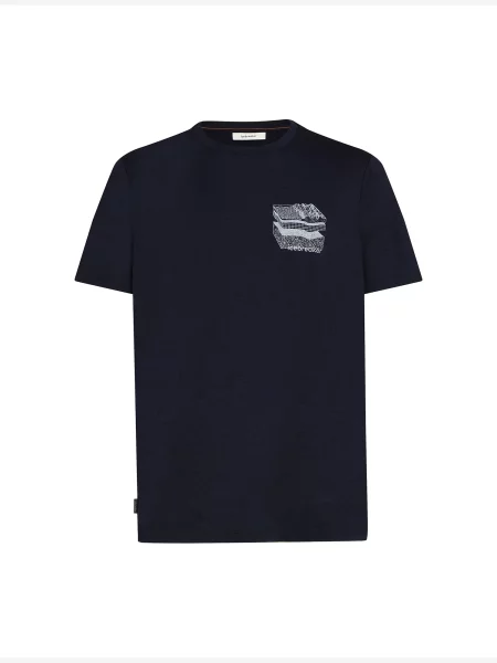 ICEBREAKER Tricou funcțional Tech Lite Evolving Layers bleumarin / deschis gri