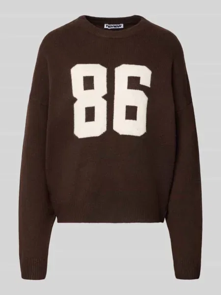 Sweter o kroju regular fit w dzianinowym wyglądzie Review