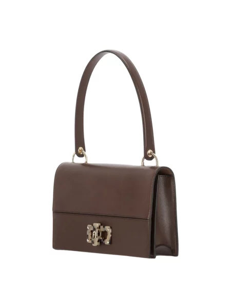Torebka crossbody Furla skórzana brązowa