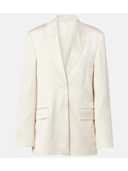 Satenast blazer Toteme bela