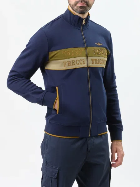 Спортивная кофта Aeronautica Militare синяя