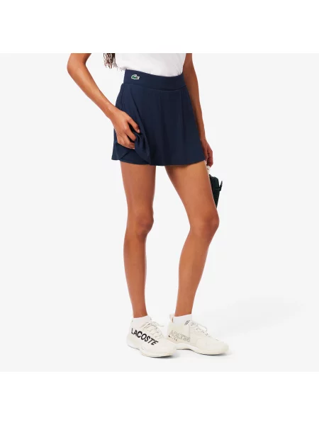 Lacoste Spódnica Sportowa Ultra Dry Z Szortami niebieska