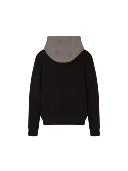 Bluza z kapturem Armani Exchange z kapturem czarna