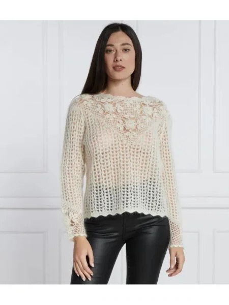 TWINSET De lână pulover alb