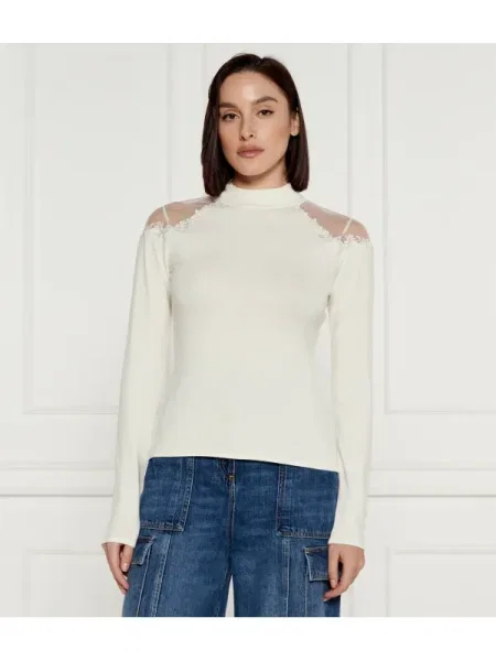 Pulover Twinset U&b alb