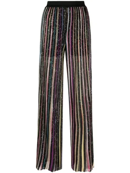 Pantaloni Missoni cu paiete negru