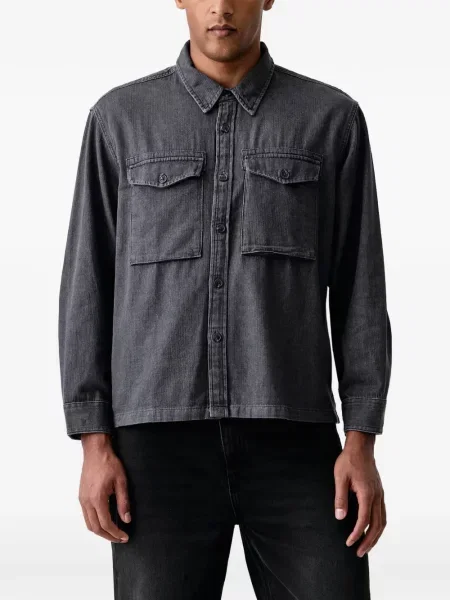 Prugasti ruksak Levi's® visoki struk siva